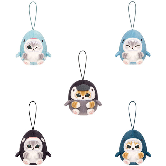 Mofusand Sea Animal Cat Plush Blind Box Mascot Keychain Official Japan