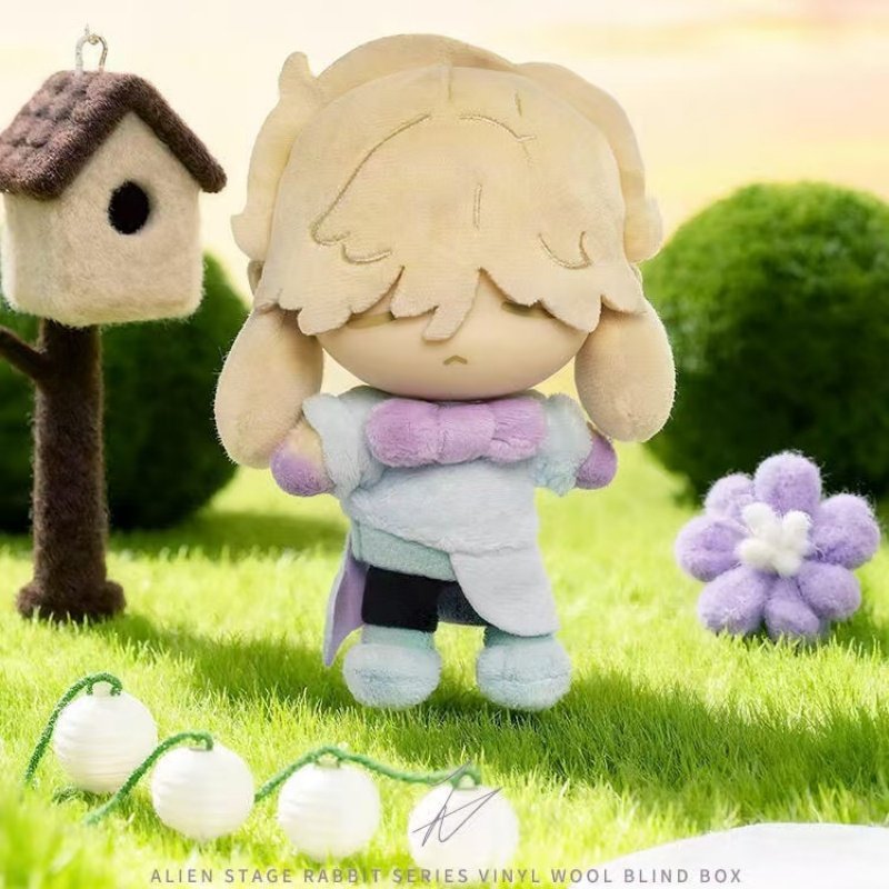 Alien Stage Bunny Series Vinyl Plush Blind Box Keychain – AET x VIVINOS Collectible