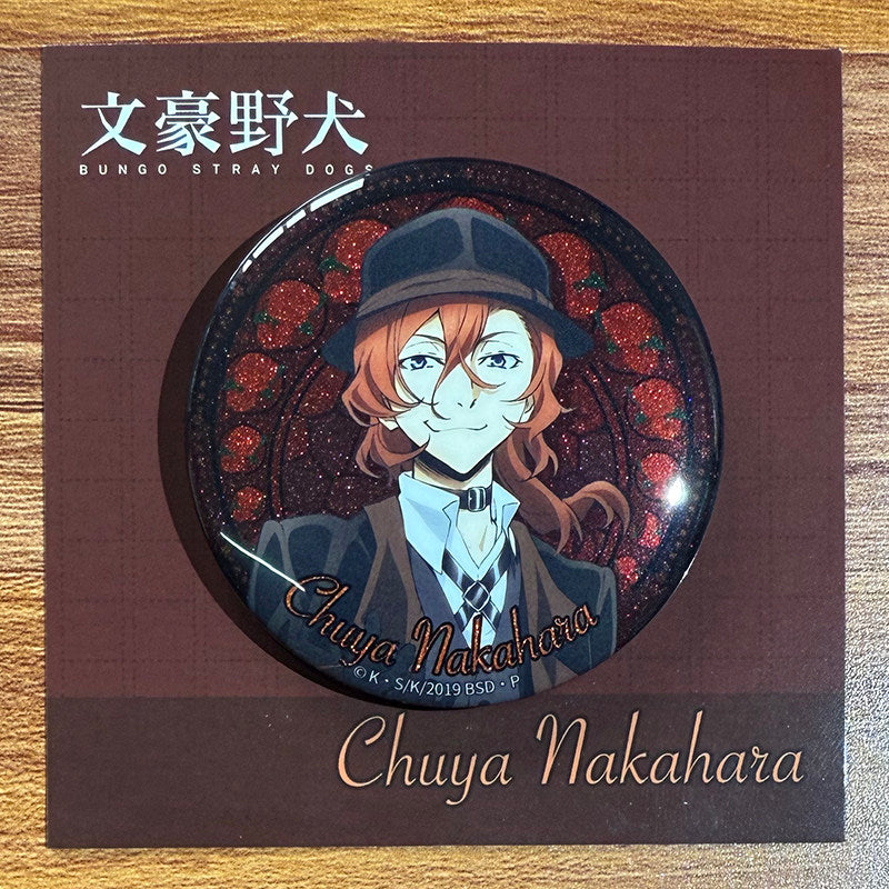 Bungo Stray Dogs Official Double Flash Glitter Pin BSD