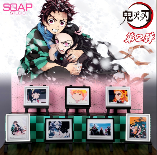 SOAP Studio × Demon Slayer: Kimetsu no Yaiba Mini Frame Art Vol.2 Blind Box