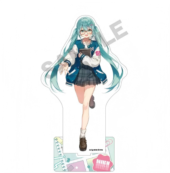 Hatsune Miku Glasses Style Acrylic Stand