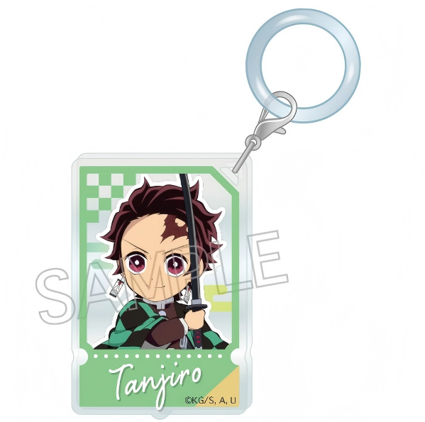 TWINCRE Demon Slayer Chibi Ticket-Style Keychain