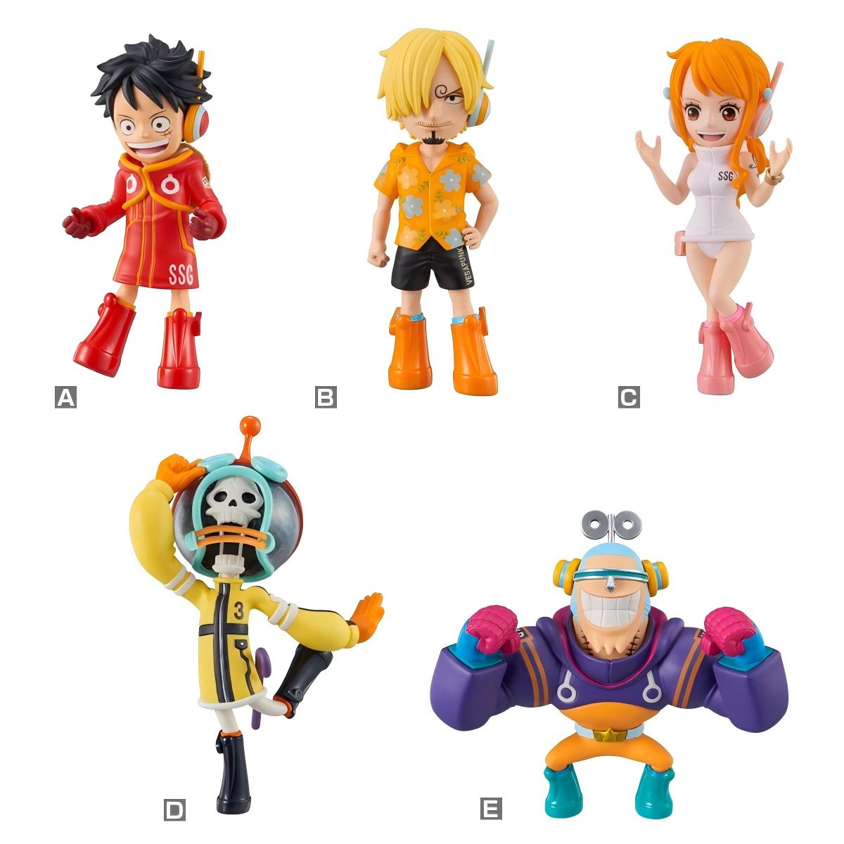 Banpresto One Piece WCF Egghead 1 Complete Set of 5 Figures