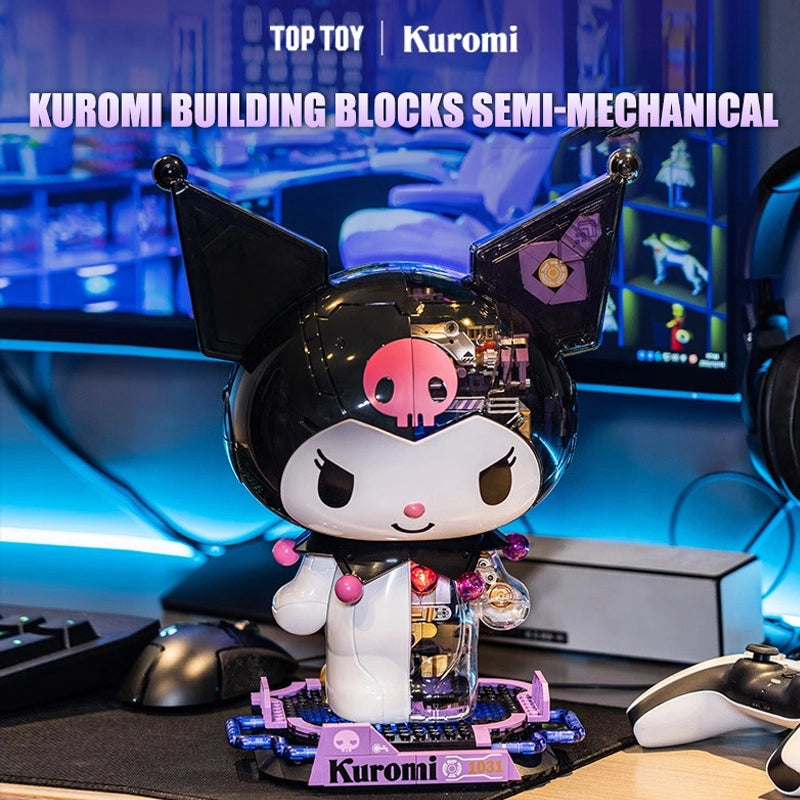 TOPTOY 1803 Kuromi Assembled Educational Creator (Includes Transparent Case + White Case + Exclusive Alternate Color Case) - OtakuPop