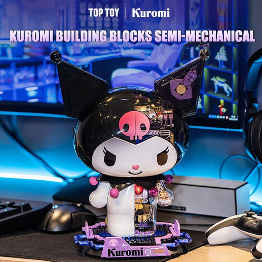TOPTOY 1803 Kuromi Assembled Educational Creator (Includes Transparent Case + White Case + Exclusive Alternate Color Case) - OtakuPop