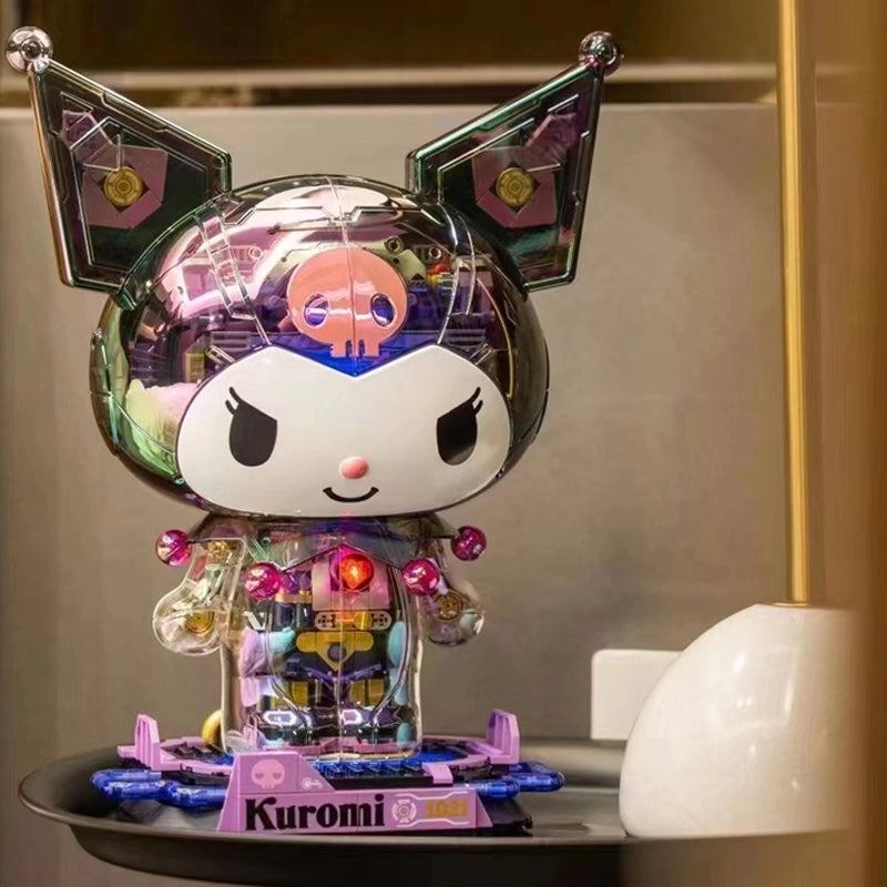 TOPTOY 1803 Kuromi Assembled Educational Creator (Includes Transparent Case + White Case + Exclusive Alternate Color Case) - OtakuPop