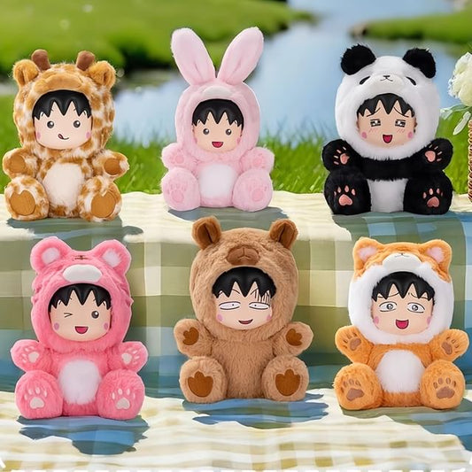 Sakura Chibi Maruko Chan Dress-up Party Plush Series Blind Box US Ship
