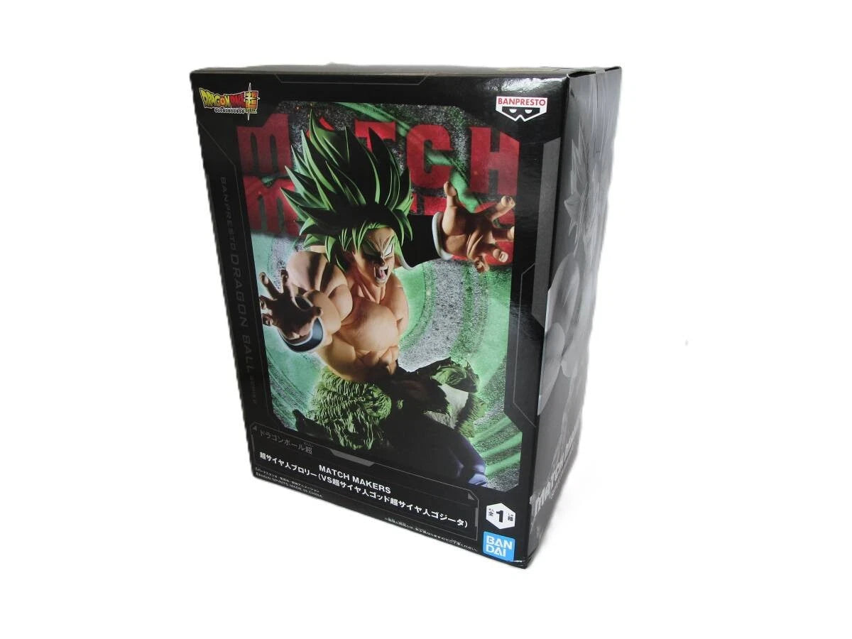 BANDAI Dragon Ball Super Match Makers Super Saiyan Broly Figure by Banpresto