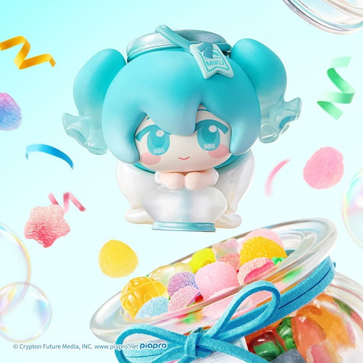 Hatsune Miku Fruit Candy Qface Blind Box — 3 Mini Figures per Pack
