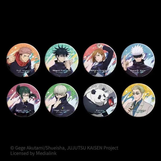 Official Jujutsu Kaisen 65mm Button Pin Blind Box