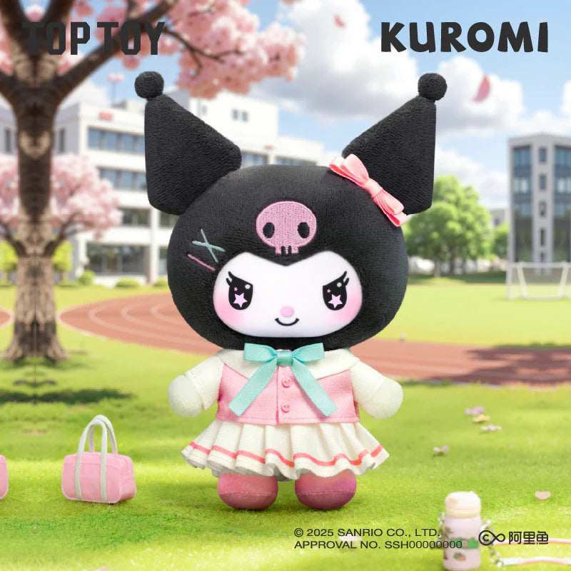TOP TOY KUROMI School Life Vinyl Plush Keychain Gift Blind Box