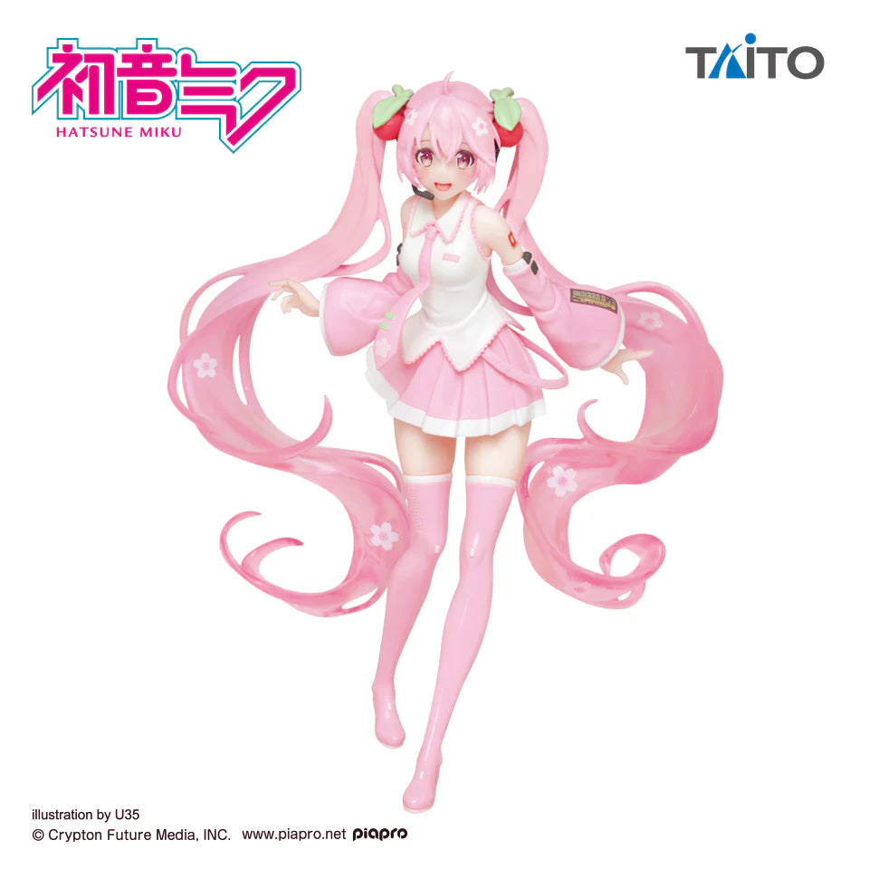 Taito Sakura Miku Figure - Illustration Ver.