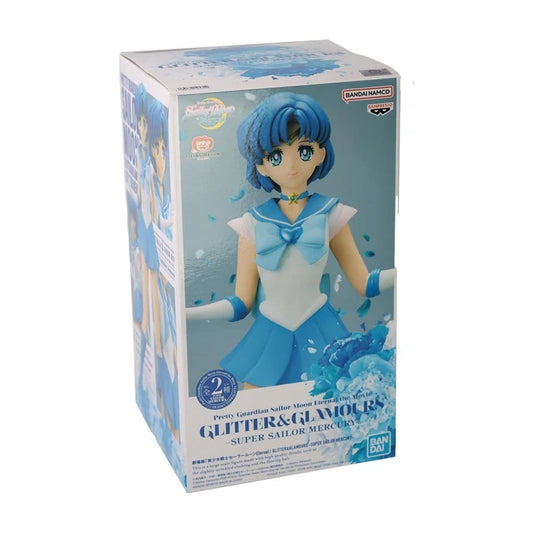 Sailor Moon Eternal Glitter & Glamours Super Sailor Mercury Ver.B 9.1" Figure