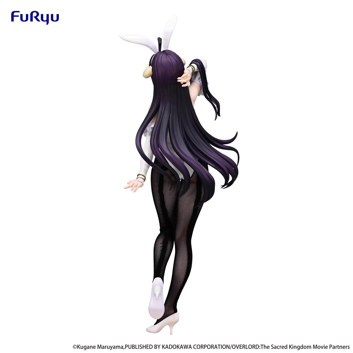 FuRyu BiCute Bunnies OVERLORD Albedo white bunny outfit - detail and angle 10