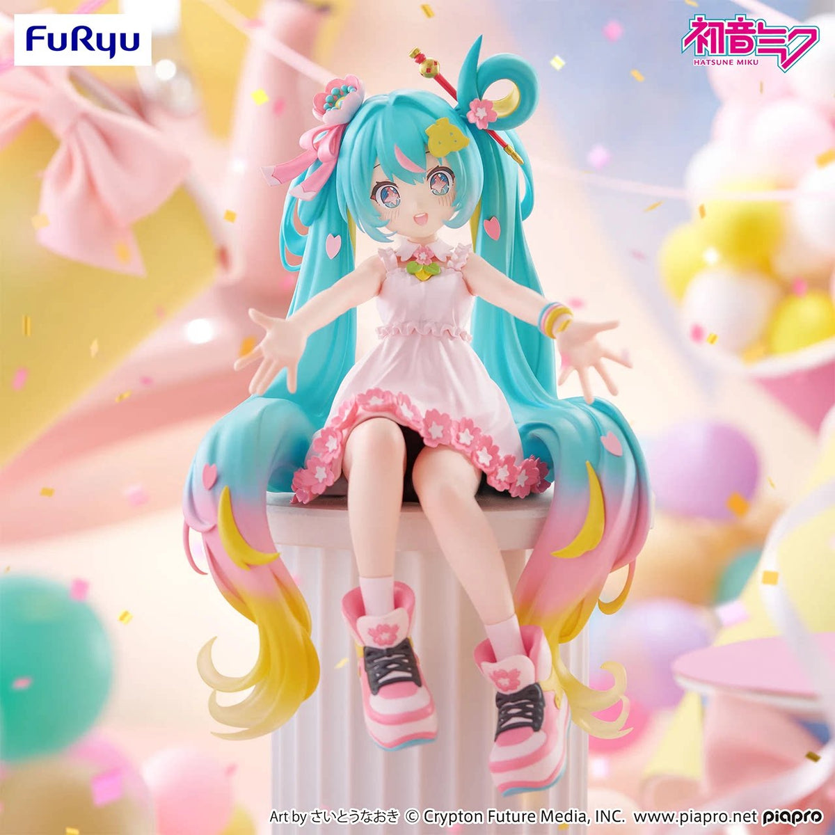 FuRyu Hatsune Miku Noodle Stopper 10th Anniversary - front view