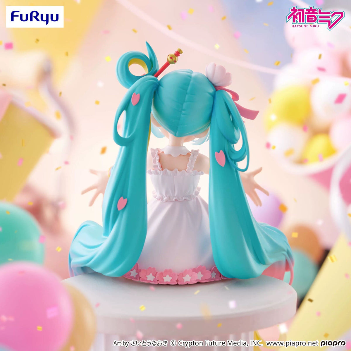 FuRyu Hatsune Miku Noodle Stopper 10th Anniversary - rear view