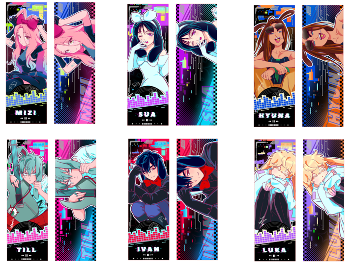 Alien Stage Vinyl Ticket Blind Box AET Anime Card Single/Set