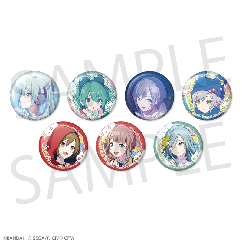 Project SEKAI × Tamagotchi Glitter Can Badge Collection A Blind Box