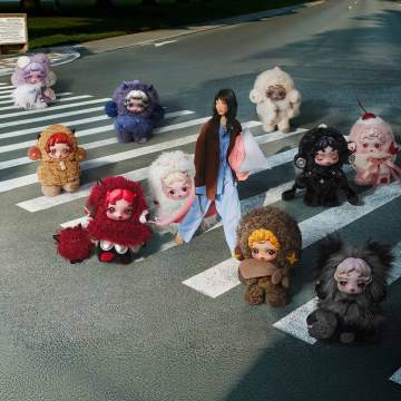 POP MART SKULLPANDA You Found Me! Series Plush Doll Pendant