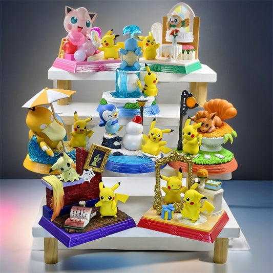 Funism Pokemon Pikachu & Friends Blind Box Diorama Figure PVC/ABS 8 Designs