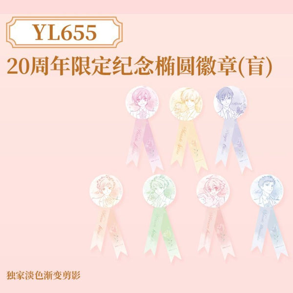 Ouran High School Host Club 20th Anniversary Ribbon Badge Blind Box — YL655