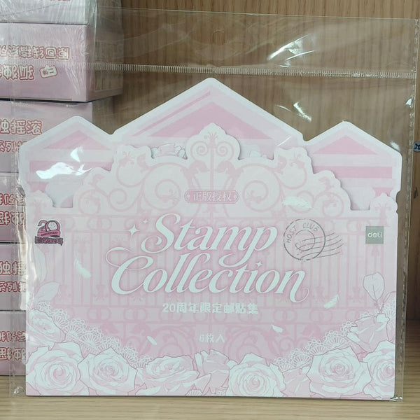 Ouran High School Host Club 20th Anniversary Stamp Sticker Set — Pink
