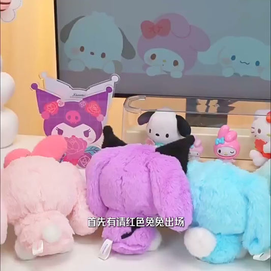 LDCX x Sanrio Overjoyed Plush Blind Box 5.9in Bunny Ear Pop-Up Keychain