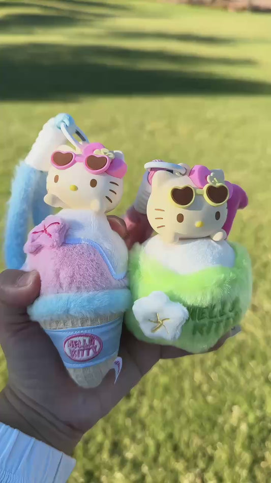 MINISO Hello Kitty Summer Tan Series Plush Air Freshener Blind Box