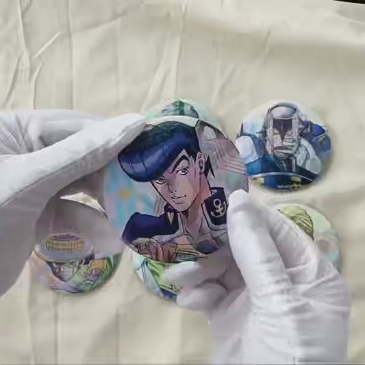 JoJo's Bizarre Adventure Diamond is Unbreakable Lenticular Can Badge 75mm