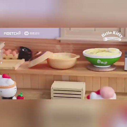 MOETCH MINI x Sanrio Hello Kitty Ramen Café Bubble Bean Blind Box