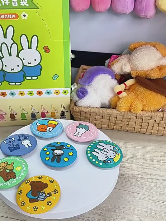 Miffy Embroidered Pin Blind Bag – Cute Collectible Badge Series