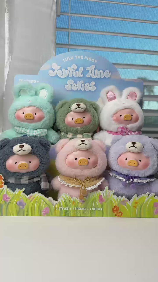 TOYZERO+ Lulu The Piggy Joyful Time Series Plush Toys Blind Box Cute Keychain Gift