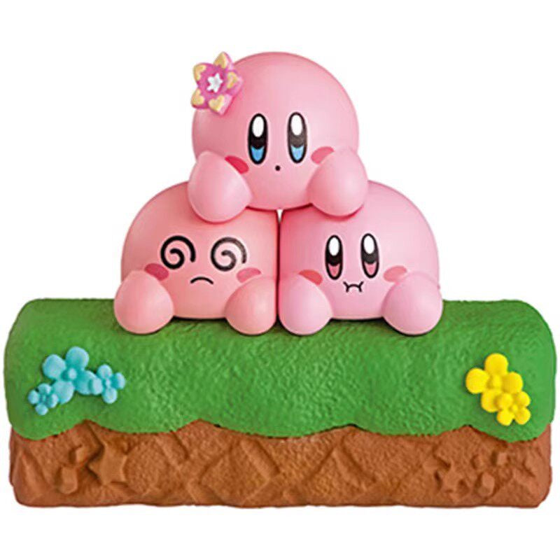 Kirby POYOTTO COLLECTION Lie Down stacked Kirby scene