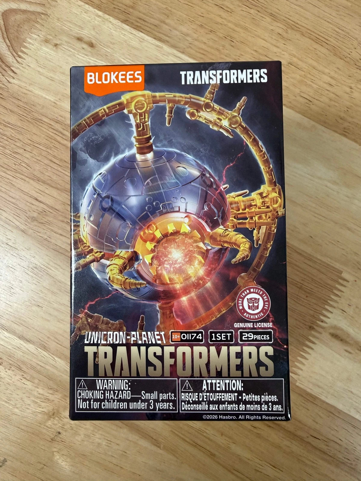 Blokees Transformers Promotional Translucent Unicron Planet